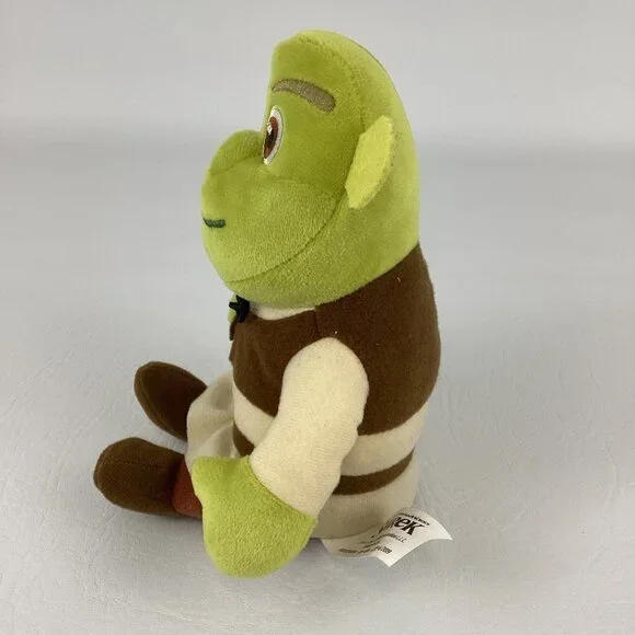 Shrek Plush Mini Stuffed Animal 6" Doll Toy Green Ogre DreamWorks 2019 - Picture 2 of 6